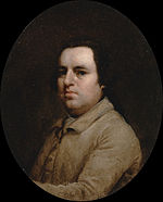 Self-Portrait (ca. 1759) oil on copper, 14 x 10.8 cm., Yale Center for British Art