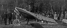 Georges Legagneux right before his last flight, 1914