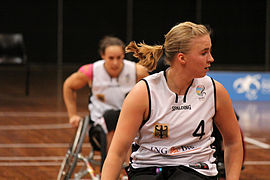 Germany vs Japan women's wheelchair basketball team at the Sports Centre(IMG 3478).jpg