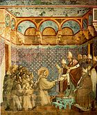 Giotto - Legend of St Francis - -07- - Bekreftelse av regelen.jpg