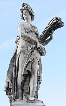 Статуя "Лето". 1608. Мост Санта-Тринита, Флоренция