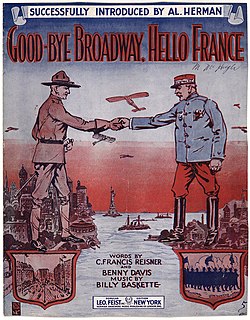 <span class="mw-page-title-main">Good Bye Broadway, Hello France</span> Song