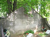 Sjechtels familiegraf op het kerkhof van Vagankovo