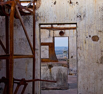 Mount Stromlo observatory. Canberra. AUS. Remnants after the 2003 bushfires razed the countryside.