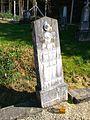 The grave of György Pintér and his wife, Szakonyfalu