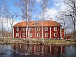 Svensk traditionell rödfärg får sin färg av järnoxid. Grycksbo bruk