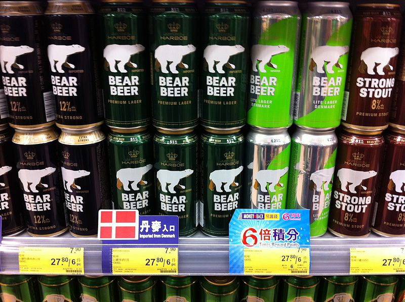 File:HK drink SW Parkn shop goods Beer can Bear Beer n 司陶特啤酒 Strong stout.JPG