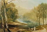 "Hackfall near Ripon" by Turner, circa 1816
