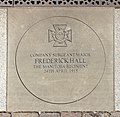 File:Hall VC flagstone, St Helens cenotaph