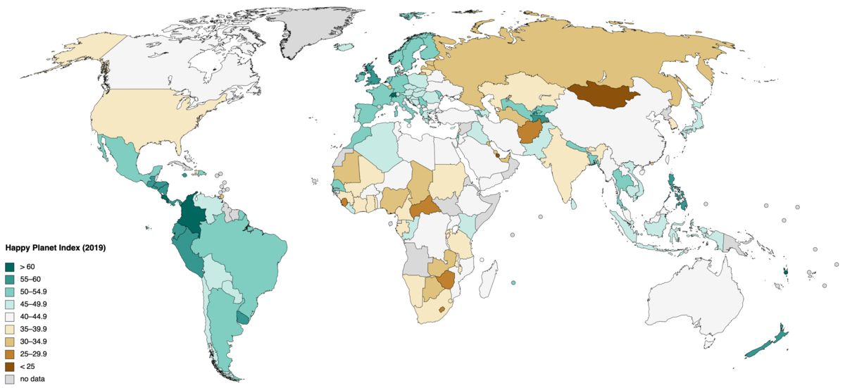 Happy Planet Index - Wikipedia