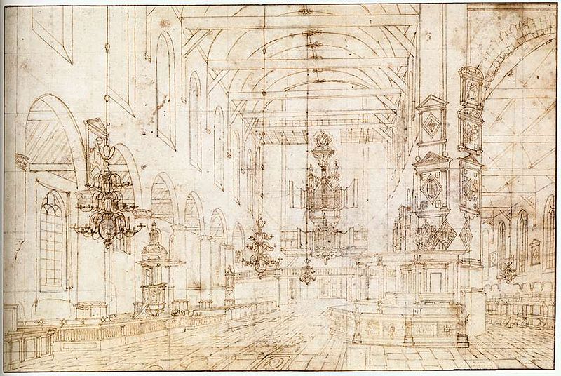 File:Hendrick Cornelisz. van Vliet - Interior of the Oude Kerk, Delft - WGA25273.jpg