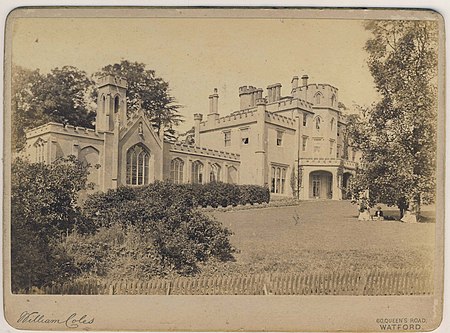 Hilfield Castle c 1890