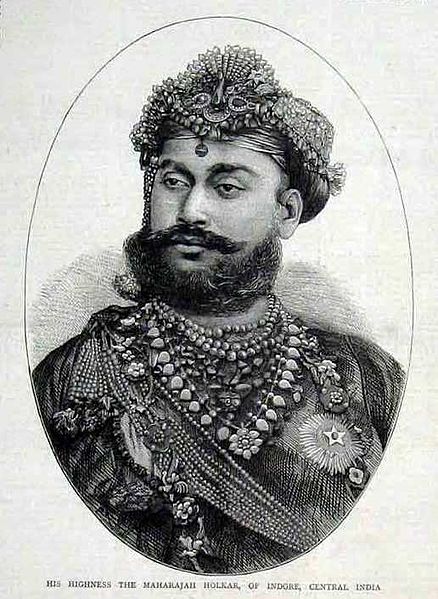 His Highness the Maharajah Holkar of Indore Central India.jpg