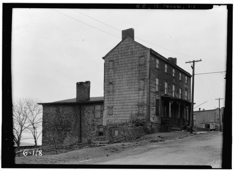 File:Historic American Buildings Survey Nathaniel R. Ewan, Photographer May 7, 1936 EXTERIOR - NORTH AND WEST ELEVATIONS - Parker Castle, Front and Water Streets, Perth Amboy, HABS NJ,12-PERAM,1-1.tif