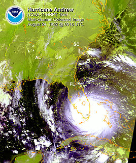 <span class="mw-page-title-main">Effects of Hurricane Andrew in Florida</span>