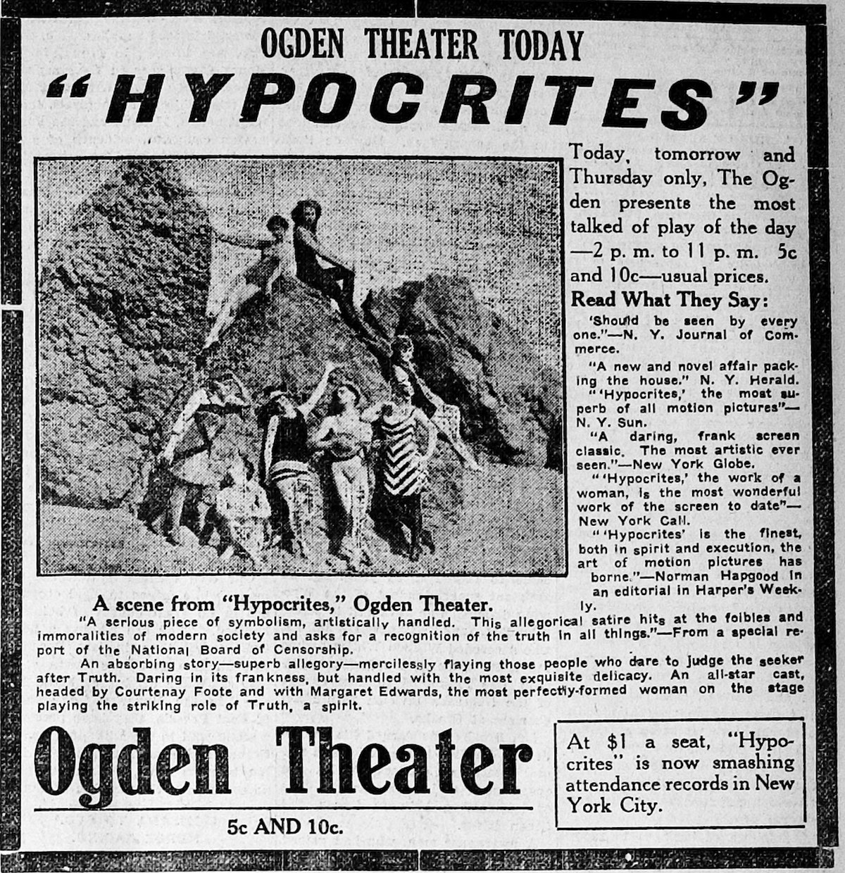 Hypocrites 1915 Film Wikipedia