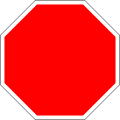 Stop sign ahead