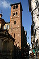 L'abside e il campanile medievale.