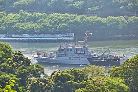 INS Tarmugli (T91) patrol vessel of the Car Nicobar-class of Indian navy