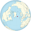 Iceland on the globe (Greenland centered).svg