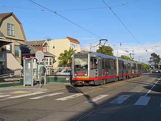 <span class="mw-page-title-main">Broad and Plymouth station</span> Light rail stop in San Francisco, California, U.S.