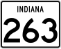 State Road 263 marker