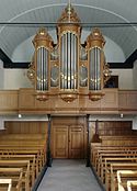 Interieur met orgel