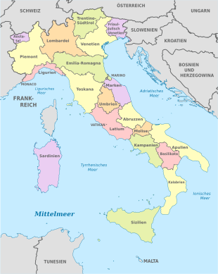 Régions italiennes