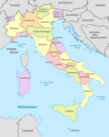 Italienische Regionen – Wikipedia