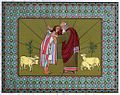 Image 5Jacob blesses Joseph and gives him the coat of many colors (from List of mythological objects)