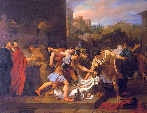 La Mort de Tatius by Jacques Réattu