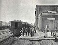 ایستگاه راه آهن یافا در سال ۱۸۹۲ میلادی