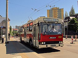 Historický trolejbus Jelcz 120MTE v Gdyni