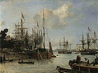 Johan Barthold Jongkind - Een mening van de Haven, Rotterdam.jpg