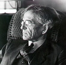 John R. Commons at his desk at the University of Wisconsin in the 1920s. JohnCommons.jpg