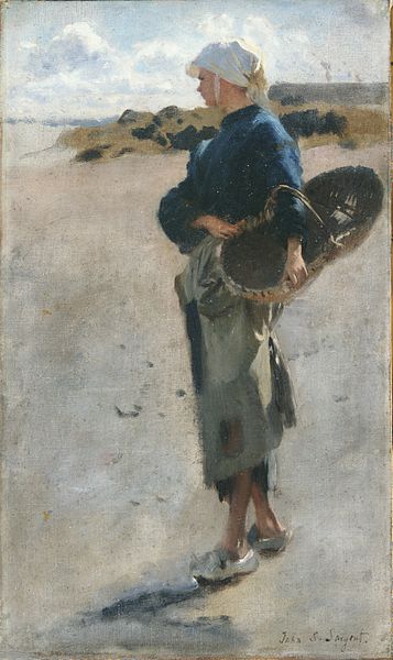 File:John Singer Sargent - Breton Girl with a Basket, a Sketch (1877).jpg