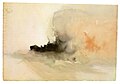 Burning ship, ca. 1830. Tate Gallery