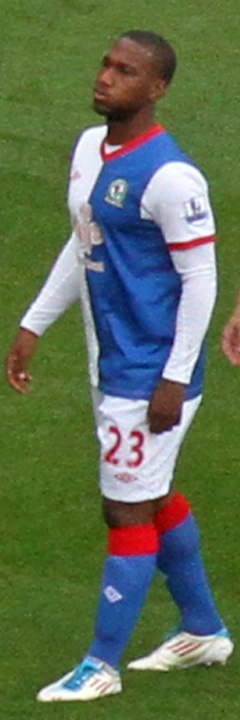 Hoilett before the match between Blackburn Rovers and Arsenal at Ewood Park on 17 September 2011.