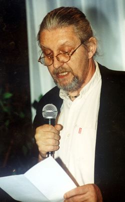 Kőmíves István 2005-ben, Luzsicza Lajos kiállításmegnyitóján