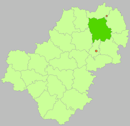 Malojaroslavetsky rajon - Carte