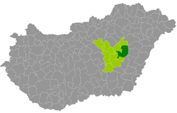 karcag térkép Karcagi járás – Wikipédia karcag térkép