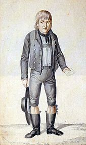 Dr jungi Kaspar Hauser, Fääderezäichnig vom Johann Georg Laminit (1775-1848)