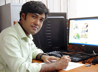 Khalil Rahman Bangladeshi political cartoonist