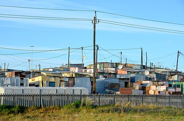 Khayelitsha, Township along N2 road near Cape Town (2015)