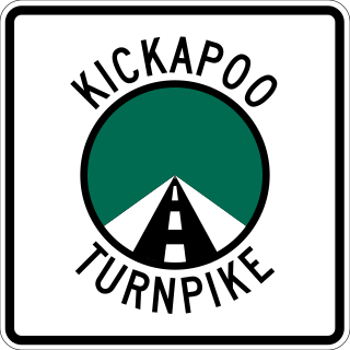 <span class="mw-page-title-main">Kickapoo Turnpike</span> Toll highway in Oklahoma