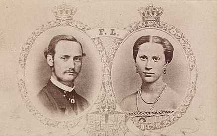 Crown Prince Frederick and Crown Princess Louise.