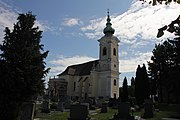 Deutsch: Wallfahrtskirche in Kleinfrauenhaid im Burgenland   This media shows the protected monument with the number 20479 in Austria. (Commons, de, Wikidata)