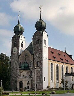 Skyline of Altenmarkt an der Alz