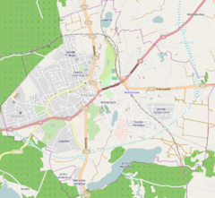 Mapa lokalizacyjna Kościerzyny