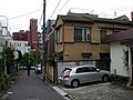 Residential street in Koishikawa